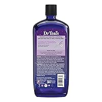Vista 11 de Dr Teal's Foaming Bath with Pure Epsom Salt, Melatonin Sleep Soak with Essential Oil Blend, 34 fl oz (Pack of 4)