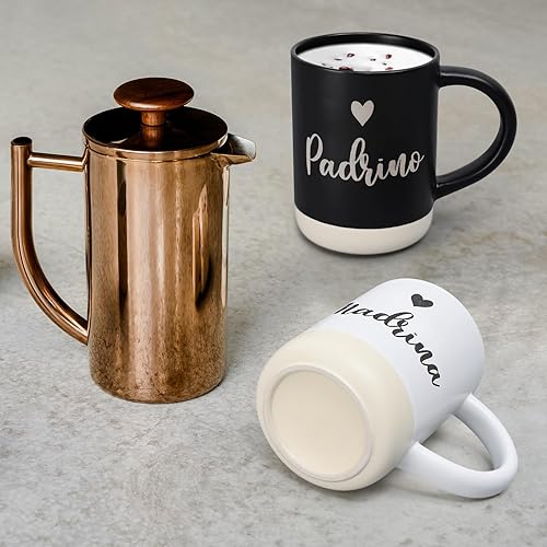 Miniatura 4 de Cabtnca Regalo de propuesta de padrinos, regalo de propuesta de padrinos, tazas Padrino Madrina, regalos de cumpleaños de Navidad para padrinos de