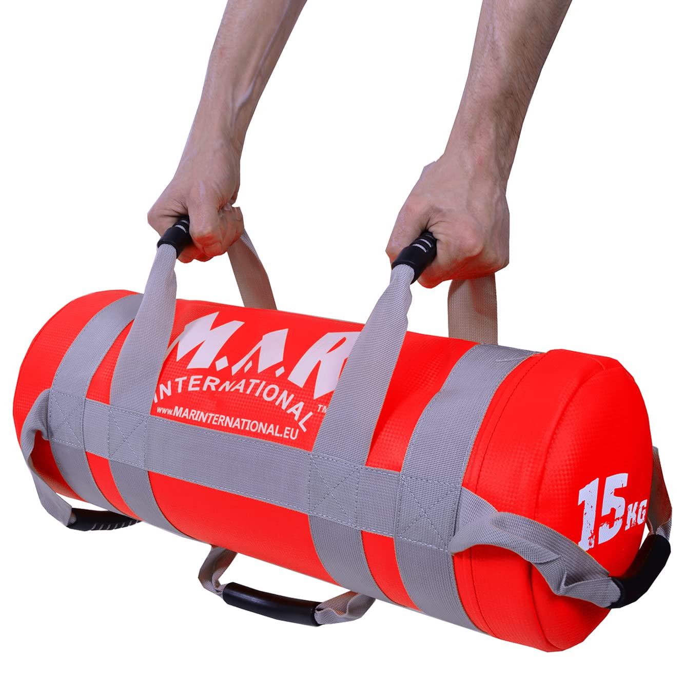 MAR | Power Bag Sand Bags Weight Training Gym Equipment, 5kg 10kg 15kg 20kg 25kg 30kg, Fitness Equipment Training Sandbag Weights Home Exercise and Gym Fitness Weight Bags (15kg)