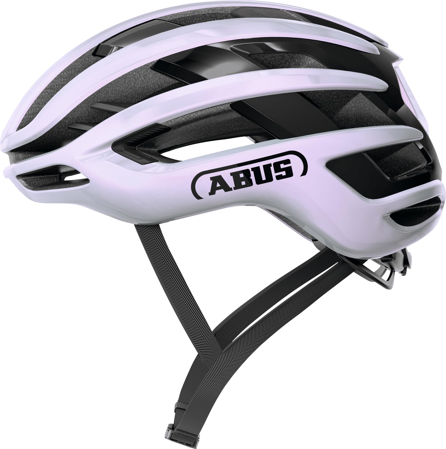 ABUS AirBreaker 2.0 Road Bike Helmet – Lightweight Bike Helmet with a Focus on Ventilation, Aerodynamics, Safety and Comfort for Professional Cycling – for Women and Men – Size M, All-in-Purple