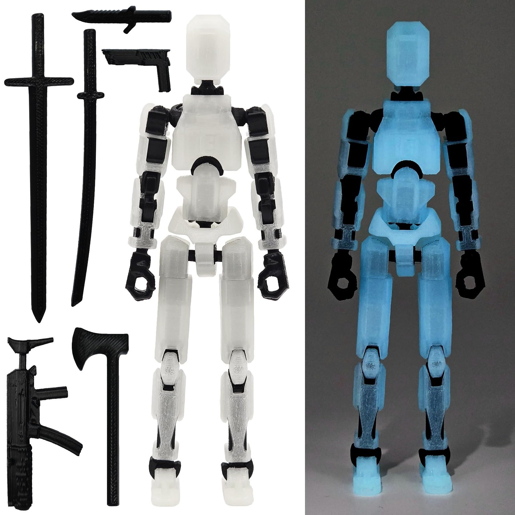 Amazon.com: FoxVilla Assembly Completed T13 Action Figure, Titan