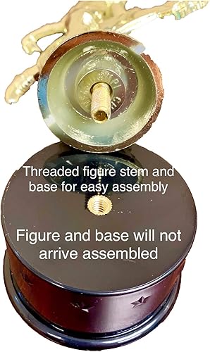 Miniatura 3 de Express Medals Paquete de 10 premios de trofeo de baloncesto de 7 pulgadas de alto que incluyen premios de muñequera de baloncesto de silicona,