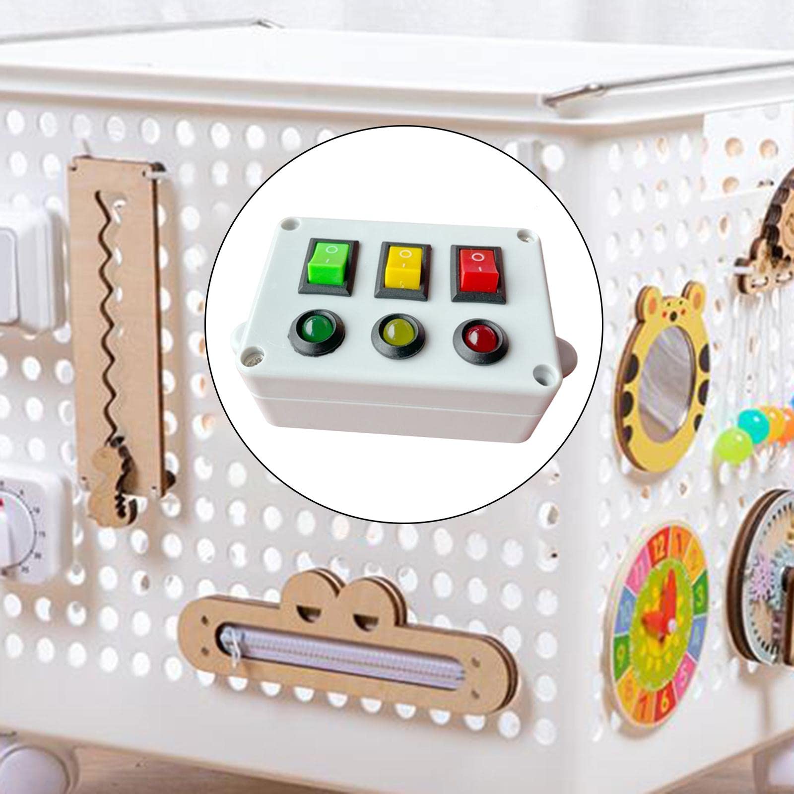 harayaa Juego de Apilamiento de Bloques de Construcción de, Cubos Translúcidos, Juguete Educativo, Material Acrílico, Adecuado para El Aprendizaje de
