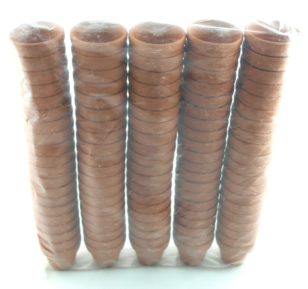 100 Stück kleine Tontöpfe, Pflanzentöpfe, Aufzuchttöpfe. Höhe 3cm