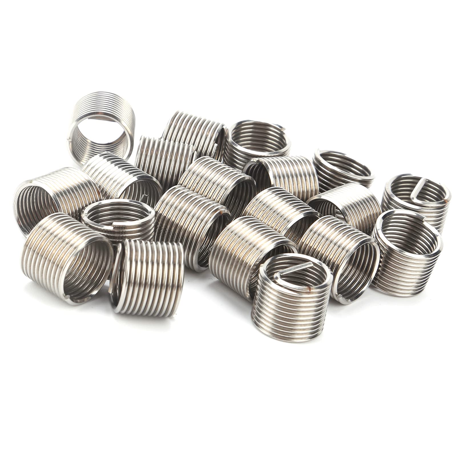 Fdit Kit di Strumento di Riparazione della Fitta, 20pcs M14x1.5x1.5D Set di Filettature Filettate, Presa a Vite in Acciaio Inossidabile per Lavoro di Precisione Nella Lavorazione dei Metalli