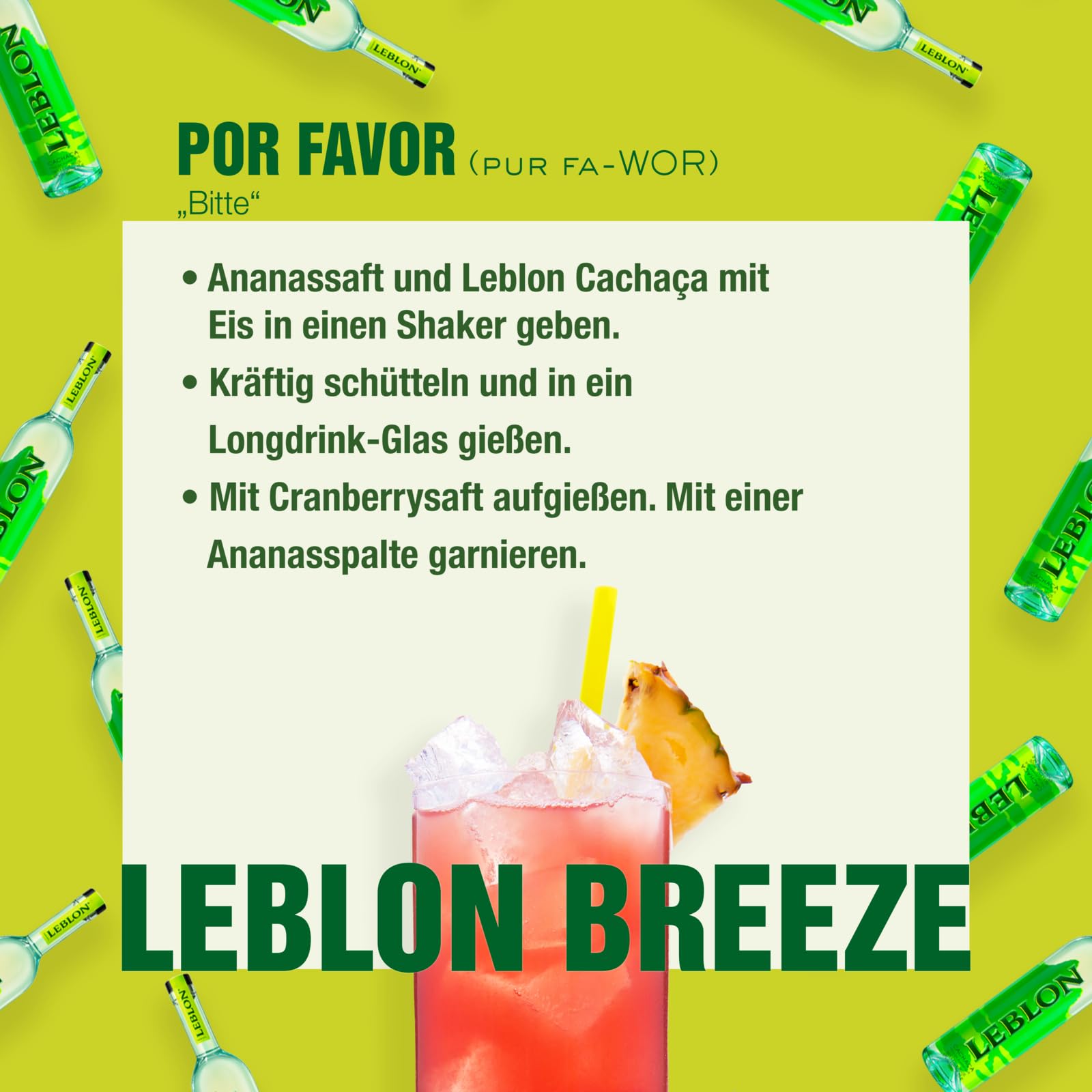 Leblon Cachaça, Premium Spirituose aus brasilianischem Zuckerrohr, handwerklich hergestellt, in französischen Cognac-Eichenfässern gereift, perfekt für Caipirinha Cocktails, 40 Vol %, 70 cl/700 ml
