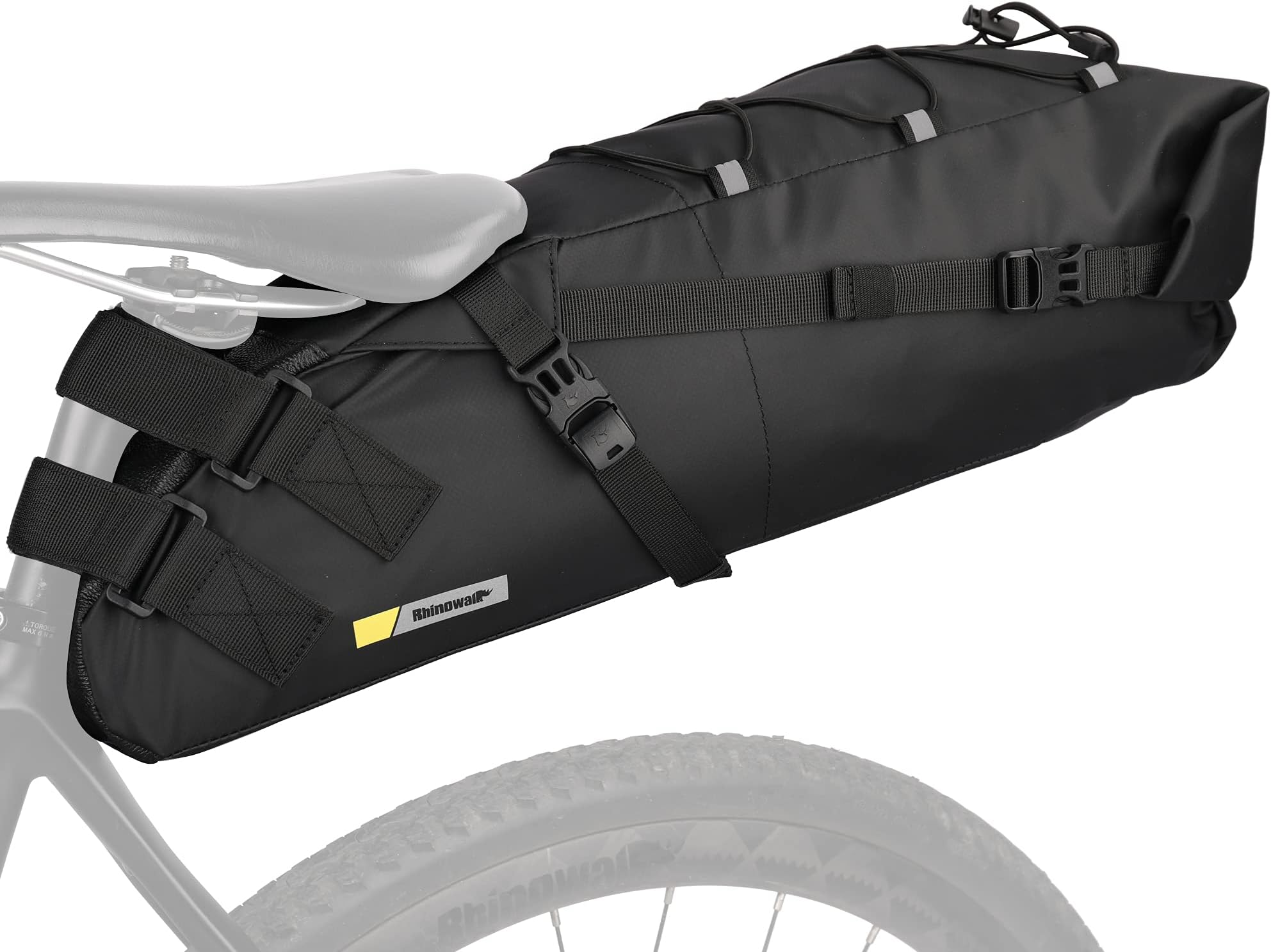 Rhinowalk 10/13L Waterproof Bicycle Saddle Bag for Road and Mountain Bike