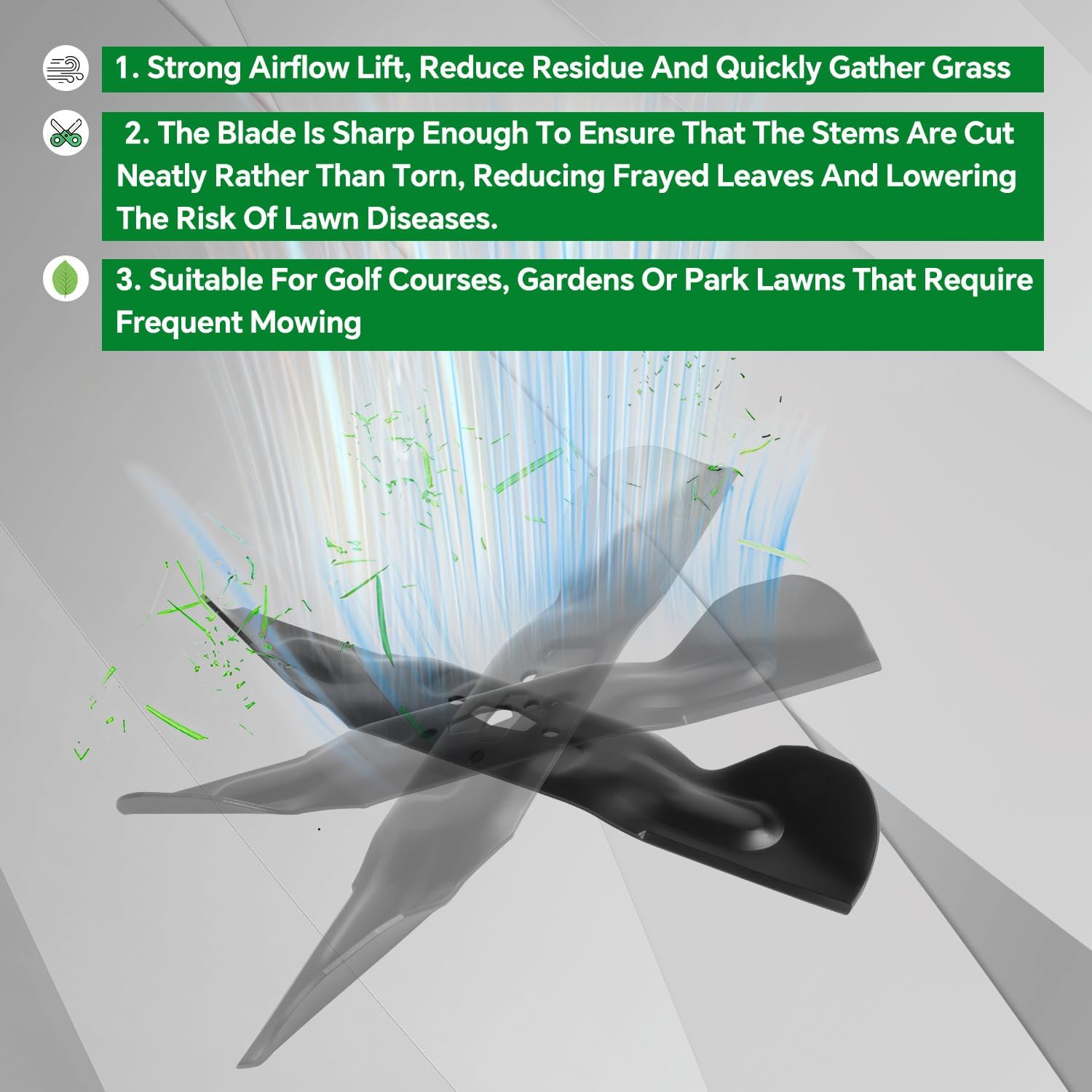 Heavy Duty Lawn Mower High Lift Bagging Blade 742P05086 Compatible with Cub Cadet ZT1-54 ZT2-54 XT1-GT54 XT1-ST54, Fit for 54" Cutting Decks Replace# 742-05086 490-110-C194