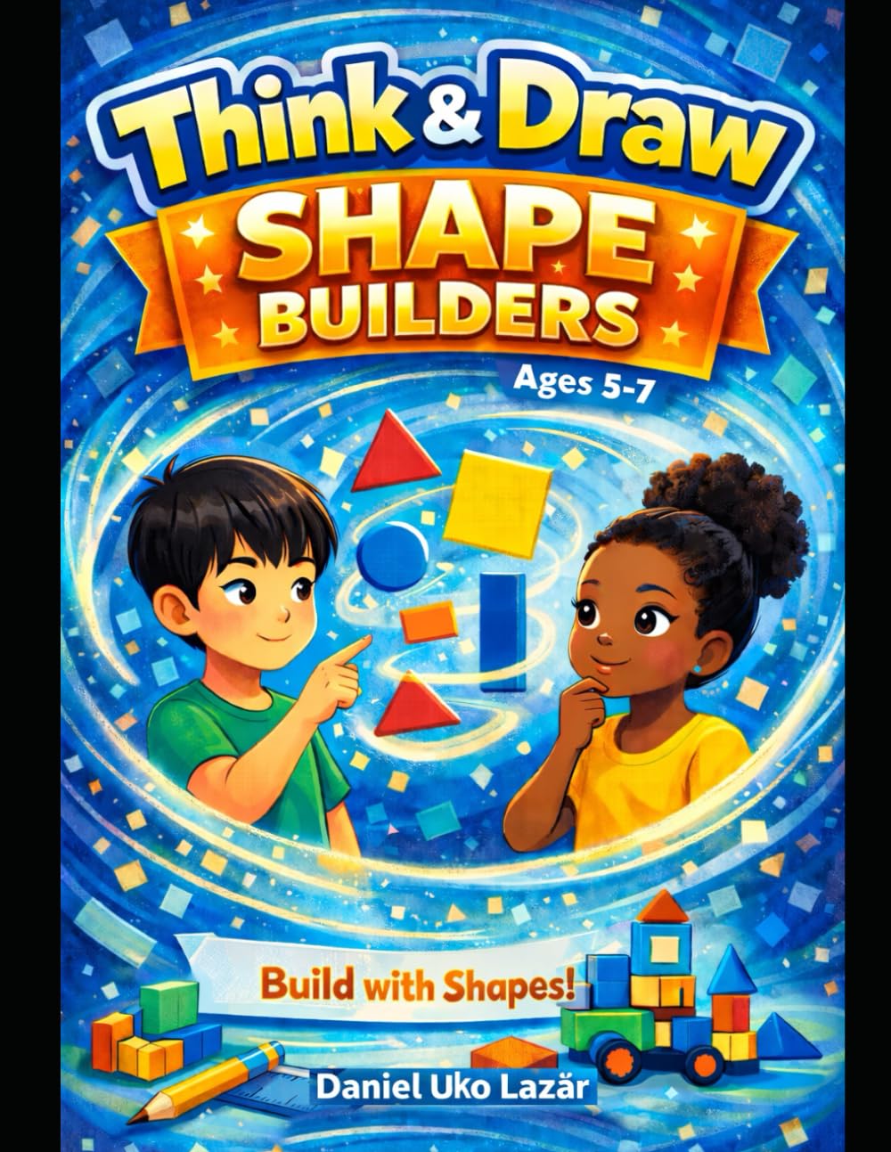 Think & Draw: Shape Builders: Creative Logic & Shape Challenges for Kids Ages 5–7