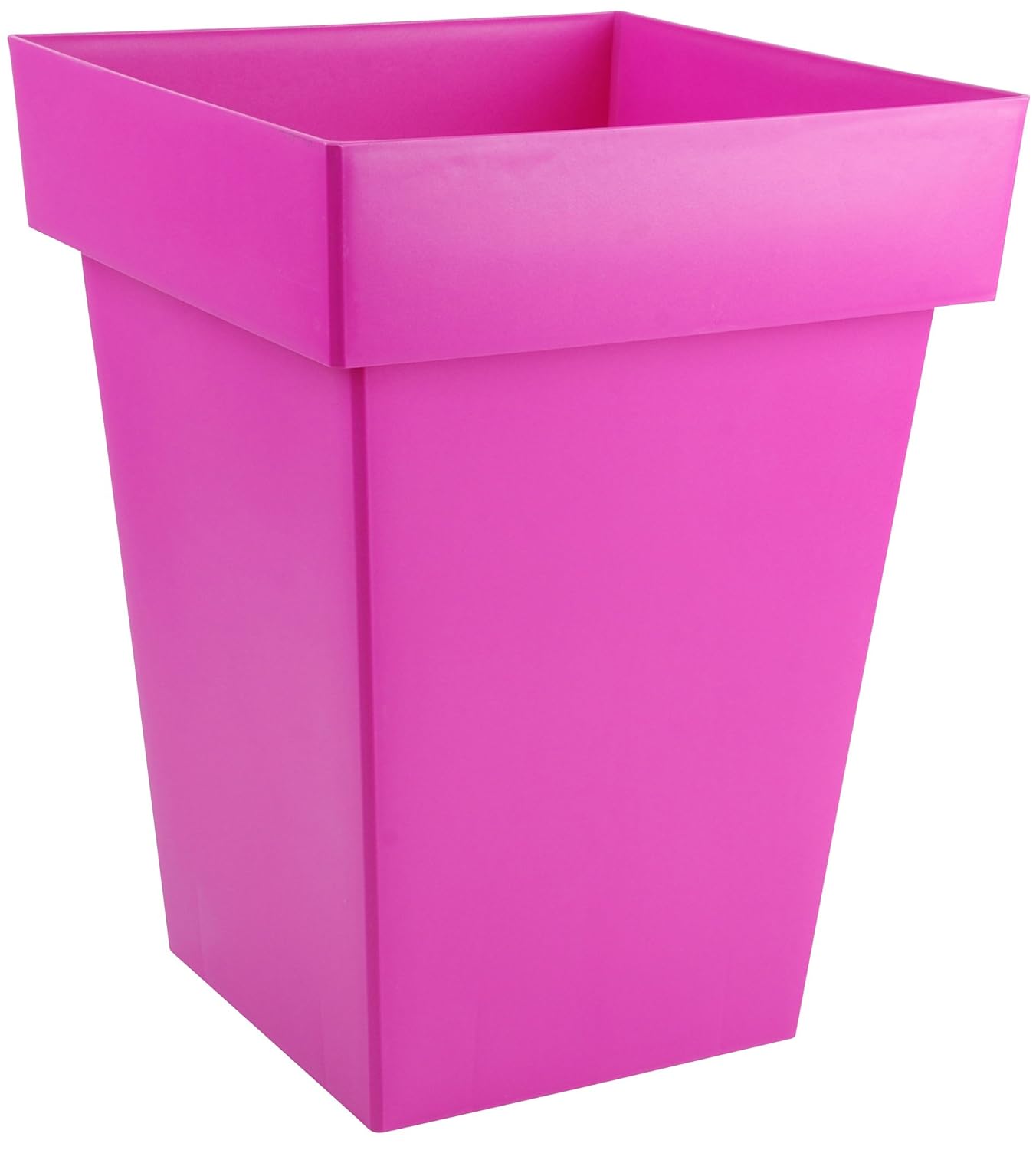 Bluma Pink Large Square Plant Pots 48 Litre 50Cm Tall Flower Pot