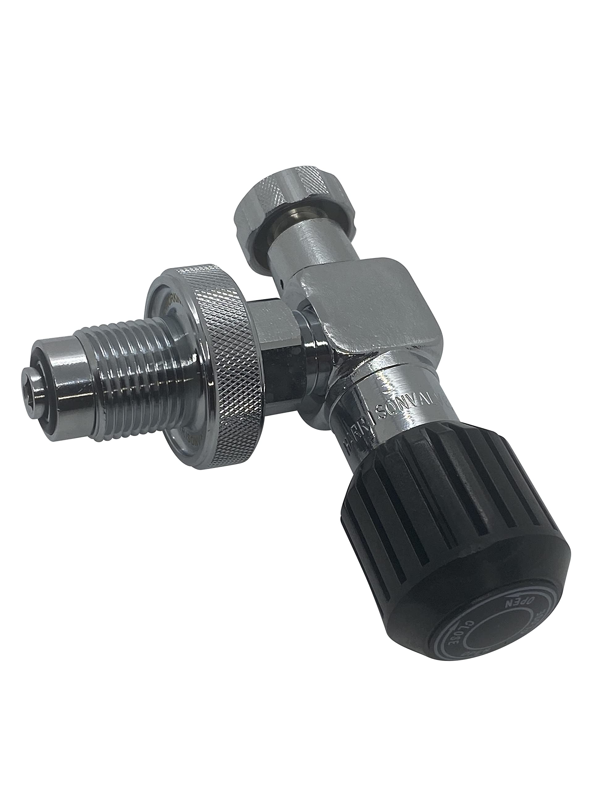 Preece Precision Scuba Filler DIN with On Off Line Valve and Bleed for Scuba Tank