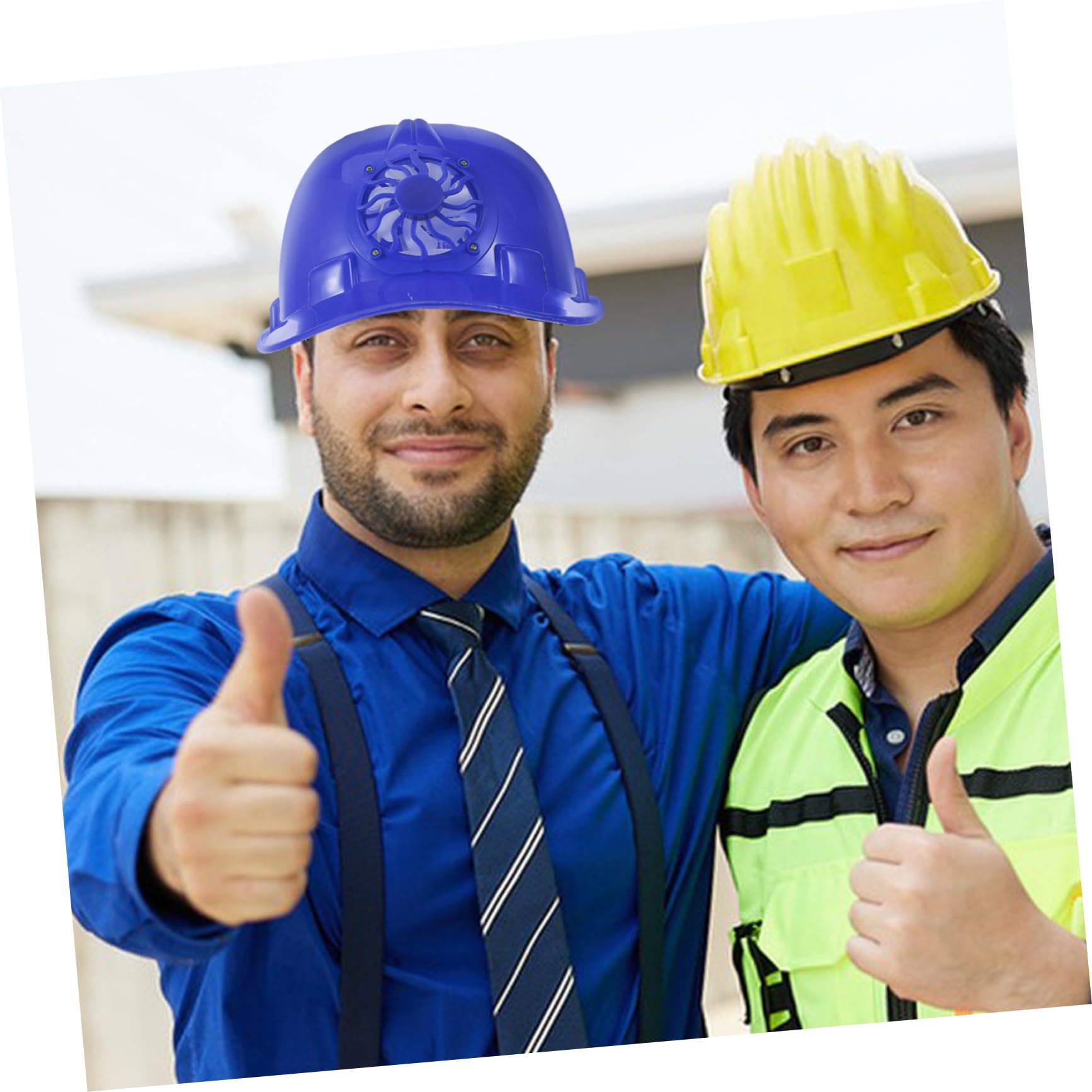 EXCEART Elmetto Protettivo Cappello Da Sole Hardhat Hat Di Costruzione Cappello Da Costruzione Da Uomo Elmetto Industriale Visiera Dell'elmetto Elmetto Con Elmetto Giallo Rosso Plastica