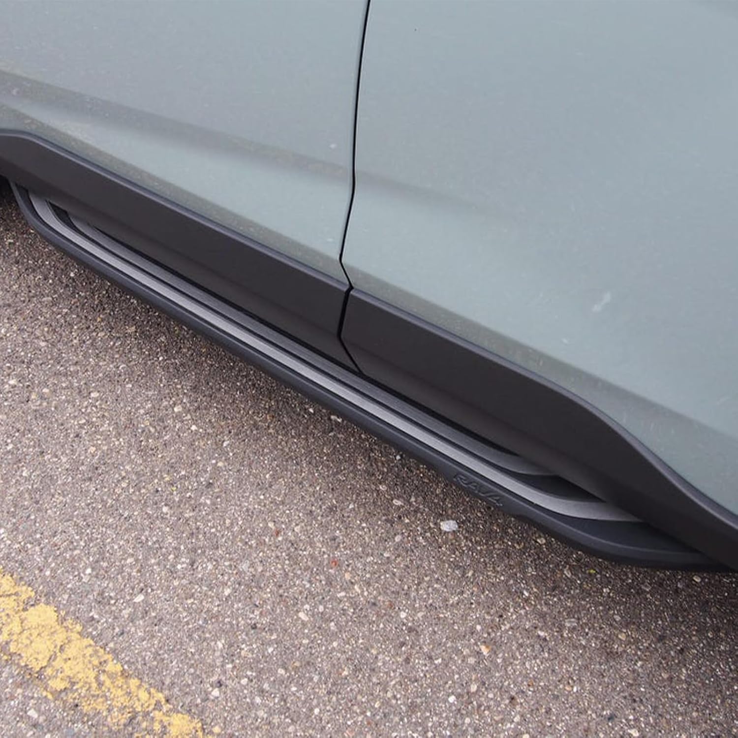 2 PCS Running Boards Fit for 2019-2025 Toyota RAV4 Aluminum Side Steps Nerf Bars with Bracket Accessories