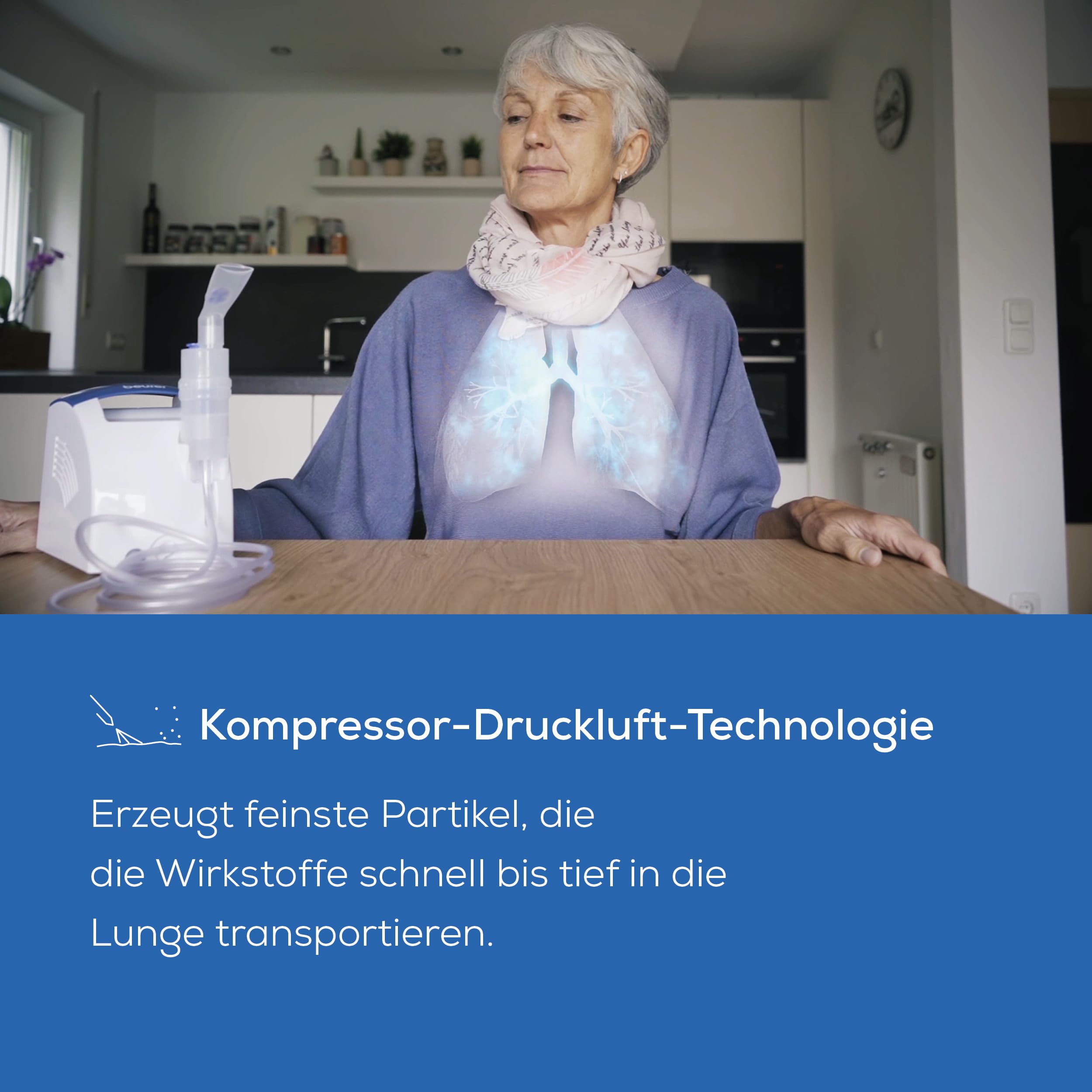 Beurer IH 26 Inhalator, Vernebler mit Nasendusche und viel Zubehör