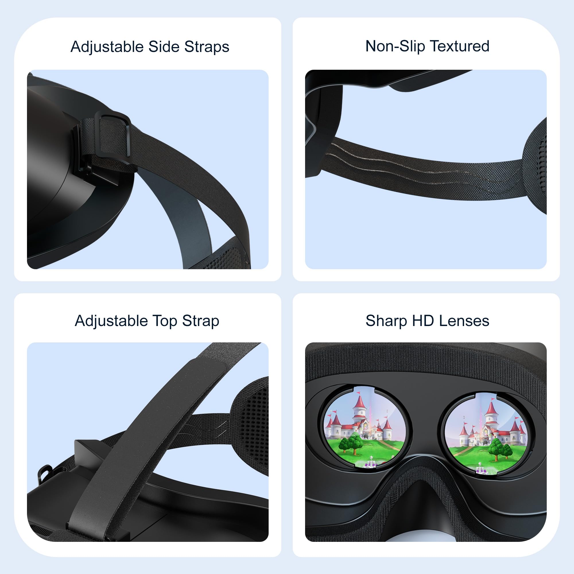 VR Headset per Switch 2, nero