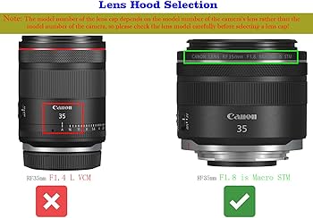 Amazon.com : EW-52 Lens Hood for Canon RF 35mm F1.8 Macro is STM