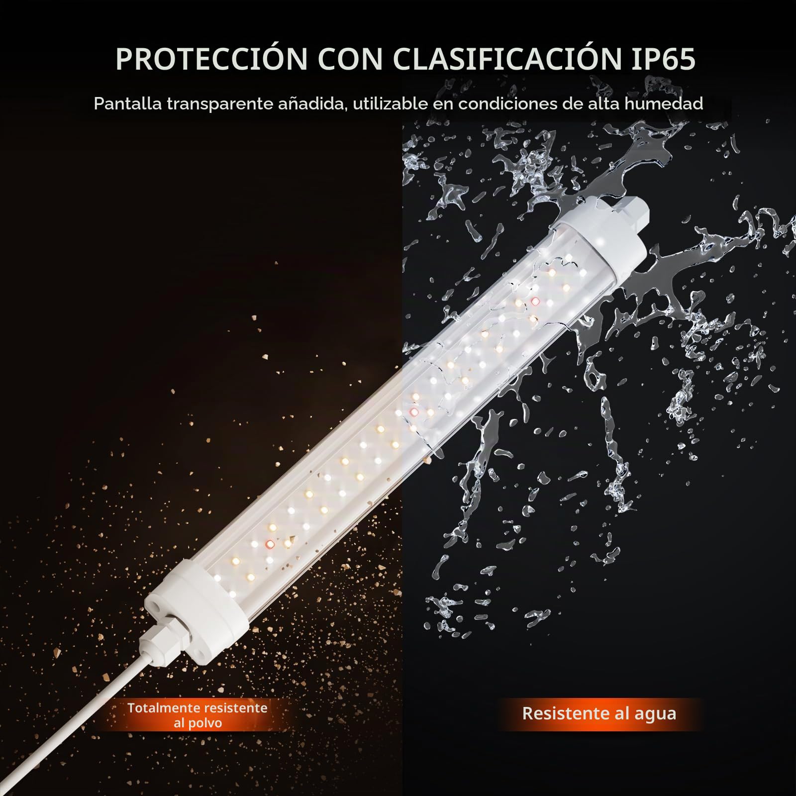SPIDER FARMER Glow30 LED Lámpara de Crecimiento, Lámpara de Planta de Espectro Completo 34cm Juego de 4 Para Armario de Cultivo Luz Adicional para Plantas de Interior, Verduras, Flores