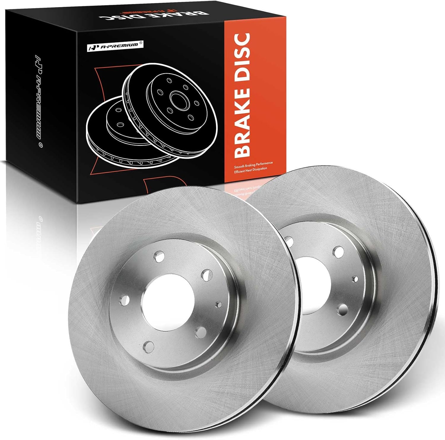 A-Premium 11.69 inch (297mm) Front Vented Disc Brake Rotors Compatible with Select Mazda models - CX-5 CX5 2013-2017, 6 2014-2018, 2-PC Set