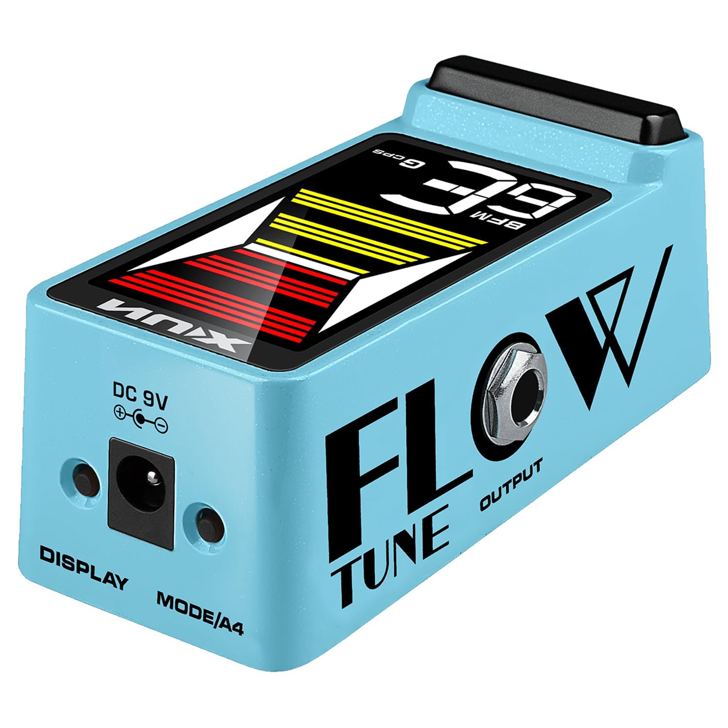 Nux NTU-3 MKII Flow Tune - Afinador con cable jack keepdrum, color azul