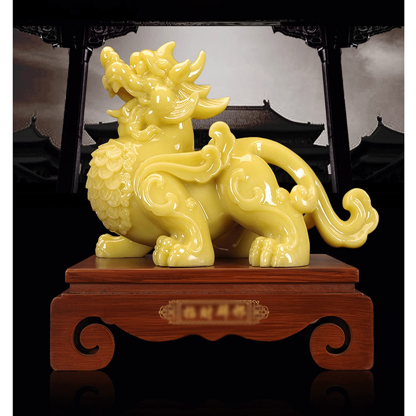 BHGFYXBS Home Décor Jade Feng Shui Statue Ornaments Home Desktop Decoration Office Decoration Accessories Figurines Desktop Desktop Decoration The New