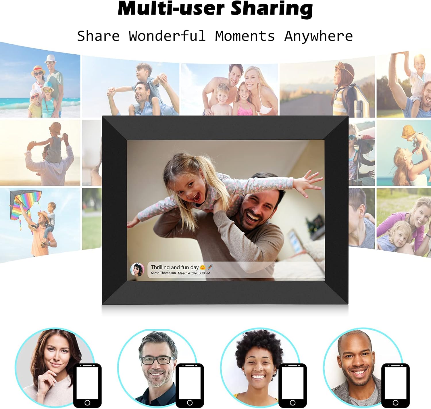 Authentic Crazy Deals FRAMEO WiFi Digital Picture Frame 10 Inch IPS Touch Screen 2048x1536 2K Ultra-Clear Display, 16GB Storage, Auto-Rotate, Easy Setup to Share Photos & Videos via Free App from Anywhere Top Rated FRAMEO WiFi Digital Picture Frame 10 Inch IPS Touch Screen 2048x1536 2K Ultra-Clear Display, 16GB Storage, Auto-Rotate, Easy Setup to Share Photos & Videos via Free App from Anywhere