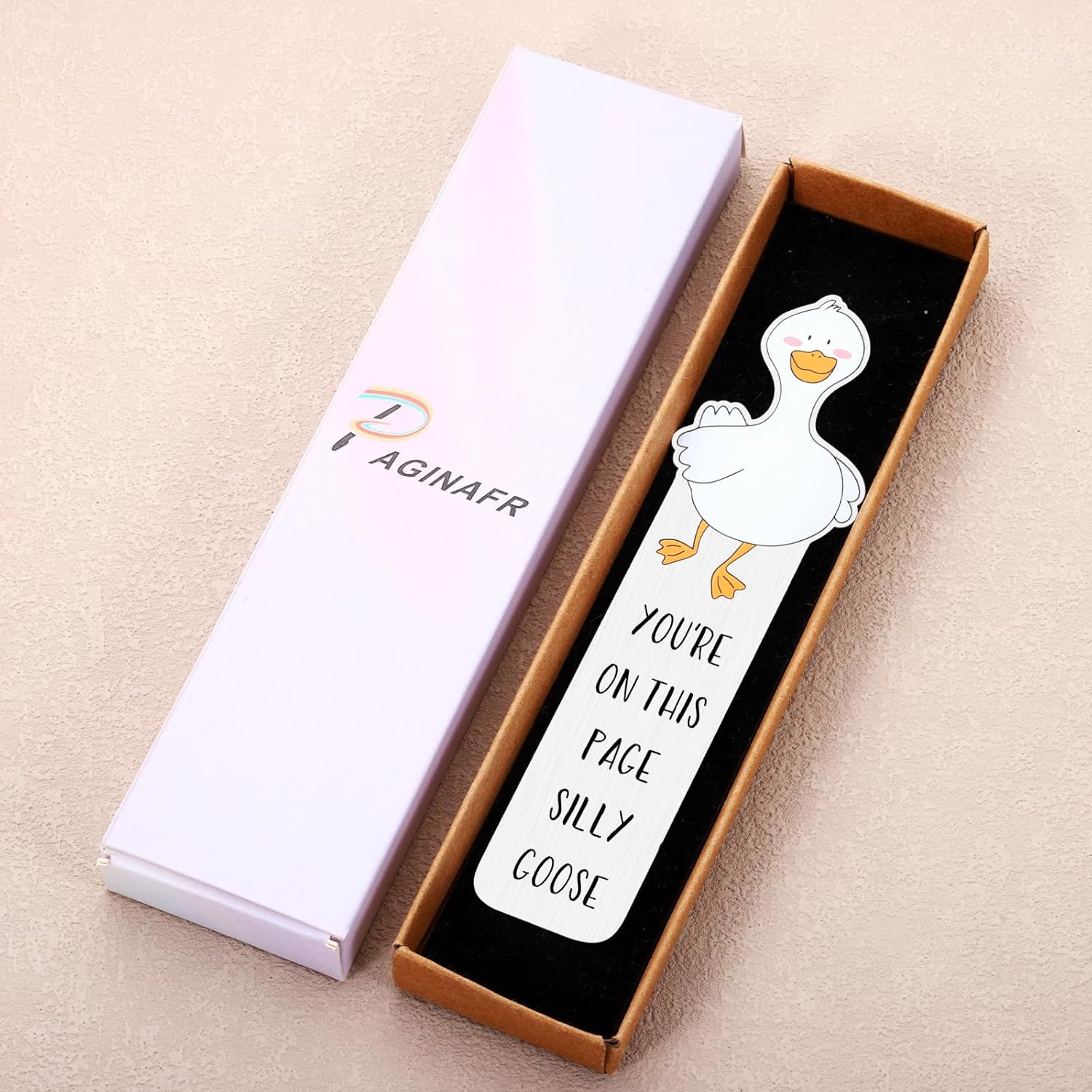 Silly Goose Valentines Gifts Bookmark for Girls Boys, Valentine's Day Gifts for Him Her Women Men, Book Accessories for Reading Lovers, Funny Gag Gift for Book Lovers Readers, Booktok Bookish Gift - Image 7