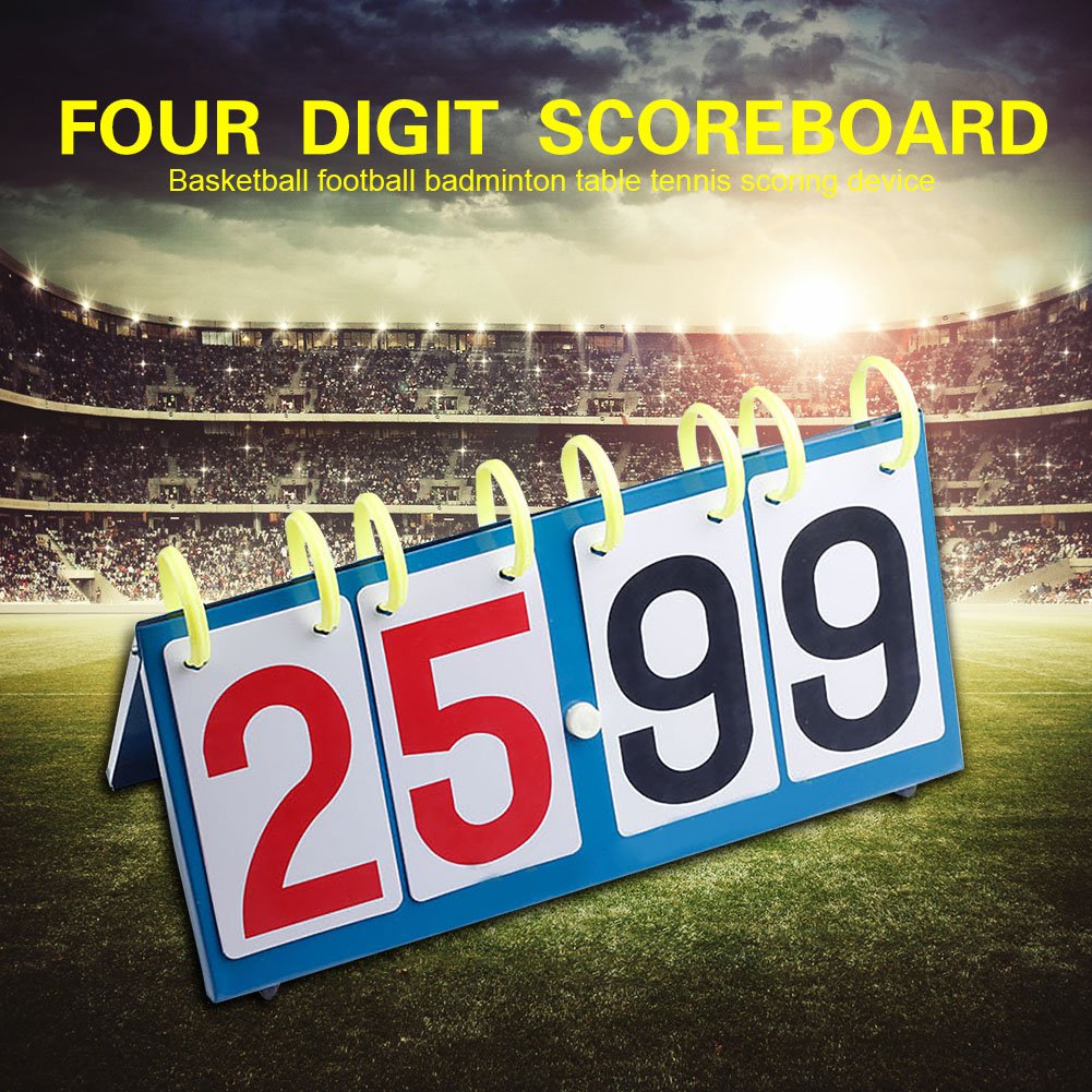 Tableau De Score Portable étanche - Pour Volley, Tennis, Basketball - Compteur De Points Avec Support Détachable
