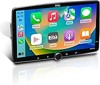 Vista 7 de BOSS Audio Systems BCPA9 Estéreo de auto DIN único inalámbrico Apple CarPlay, Android Auto, pantalla táctil de 9 pulgadas, Bluetooth, receptor