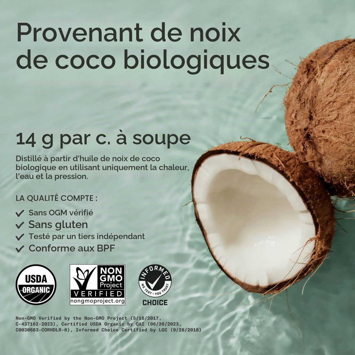 Sports Research Mct Huile Provenant Uniquement De L’Huile De Coco - 32Oz