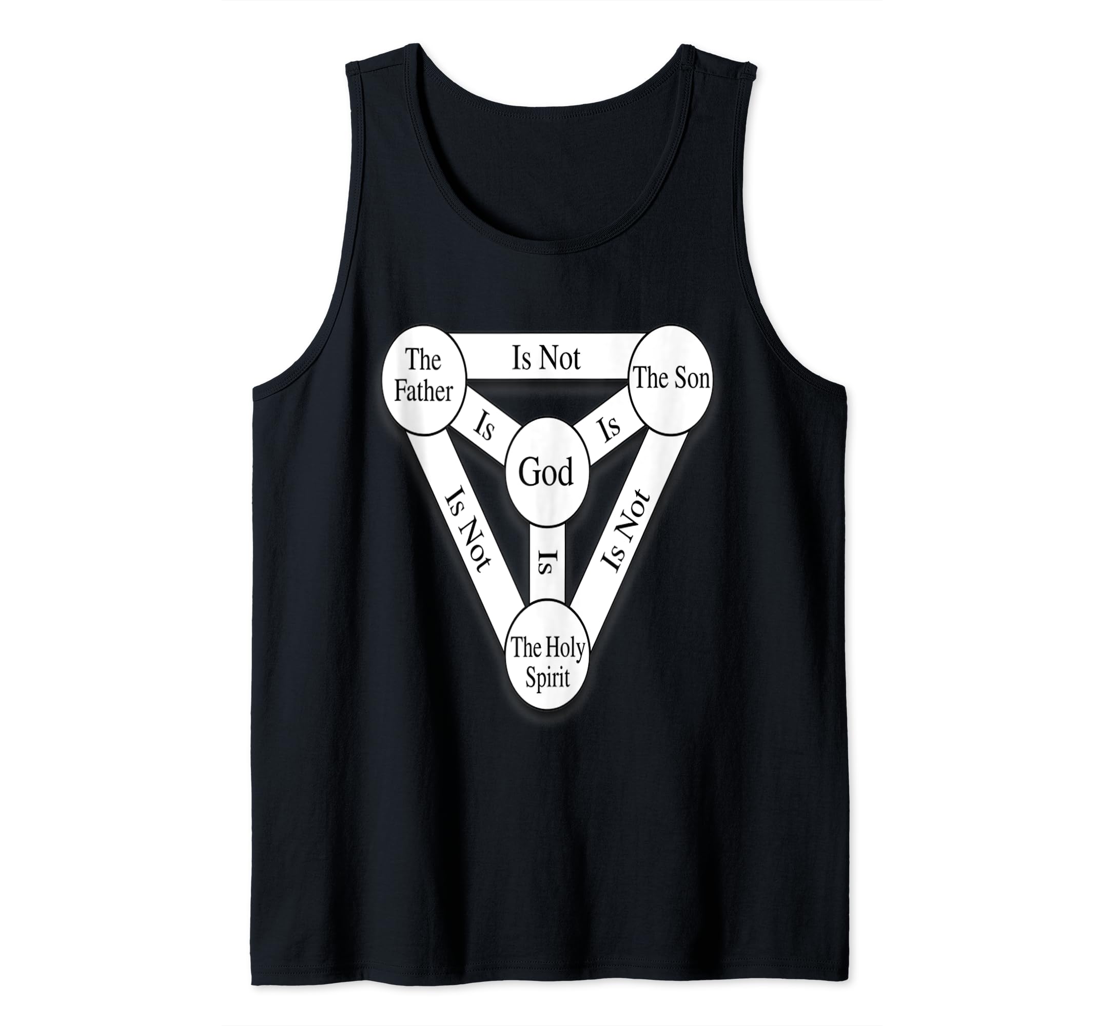 Trinity T-Shirt Shield of the Trinity Diagram God 3 in 1 Tank Top