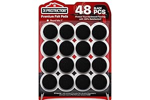 Parker & Bailey Felt Feet Premium Black Floor Protectors