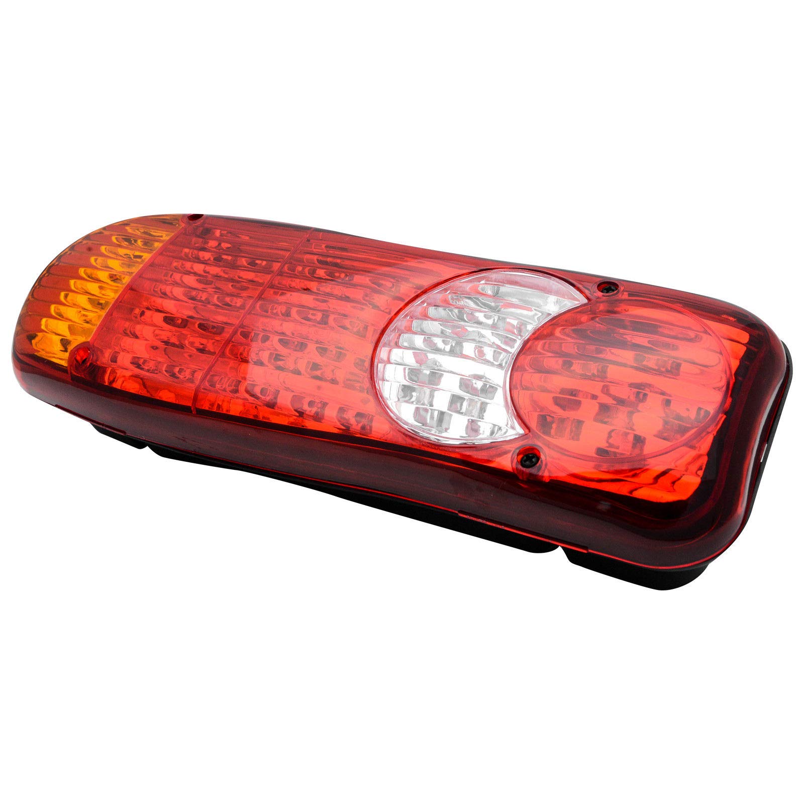 Riloer 2 x tylne światło LED, 12 V, 46 LED, tylne światło tylne do ciężarówki, przyczepy, łodzi, przyczepy kempingowej