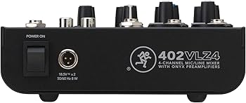 Amazon.co.jp: Mackie 402VLZ4 4チャンネルミキサー Knox 20フィート