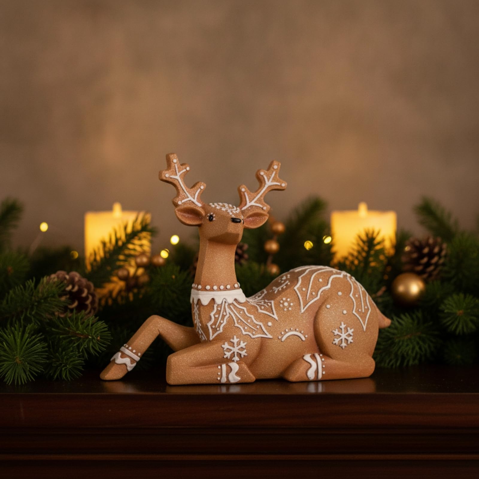 Winterlich Weihnachtsrentier, Style to 4, Color to 4