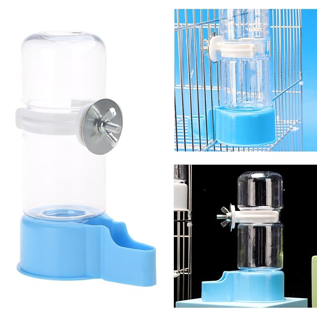 Foto 3 de 8 de haiaxx Bebedero automático para pájaros de 140 ml para Agapornis Botella para hámster Bebedero para Aves…