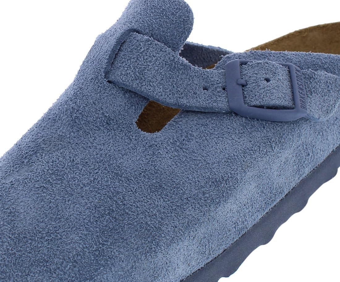 Taupe Suede Birkenstock WMNS Boston Soft Footbed - Image 3