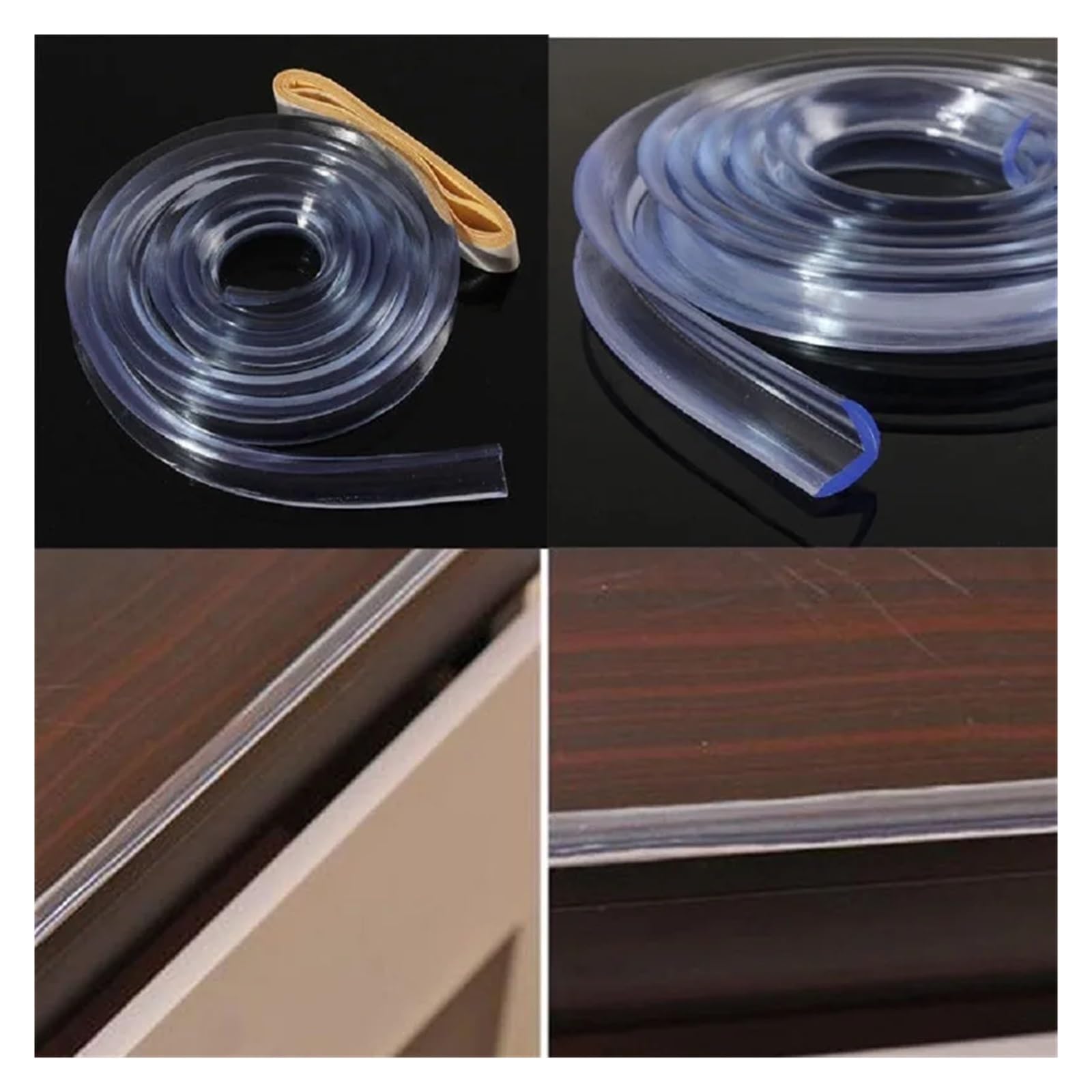 Protectores de Esquina para mesas, Seguridad Infantil, 2 Metros, Funda de Silicona para Muebles Infantiles, Tira Protectora a Prueba de colisiones, Protector de Esquinas
