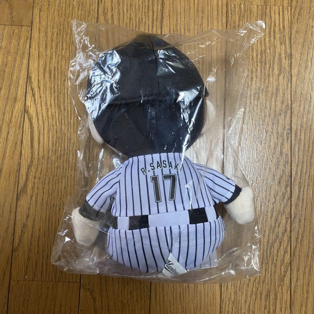 Amazon.co.jp: 千葉ロッテマリーンズ 佐々木朗希 ぬいぐるみ