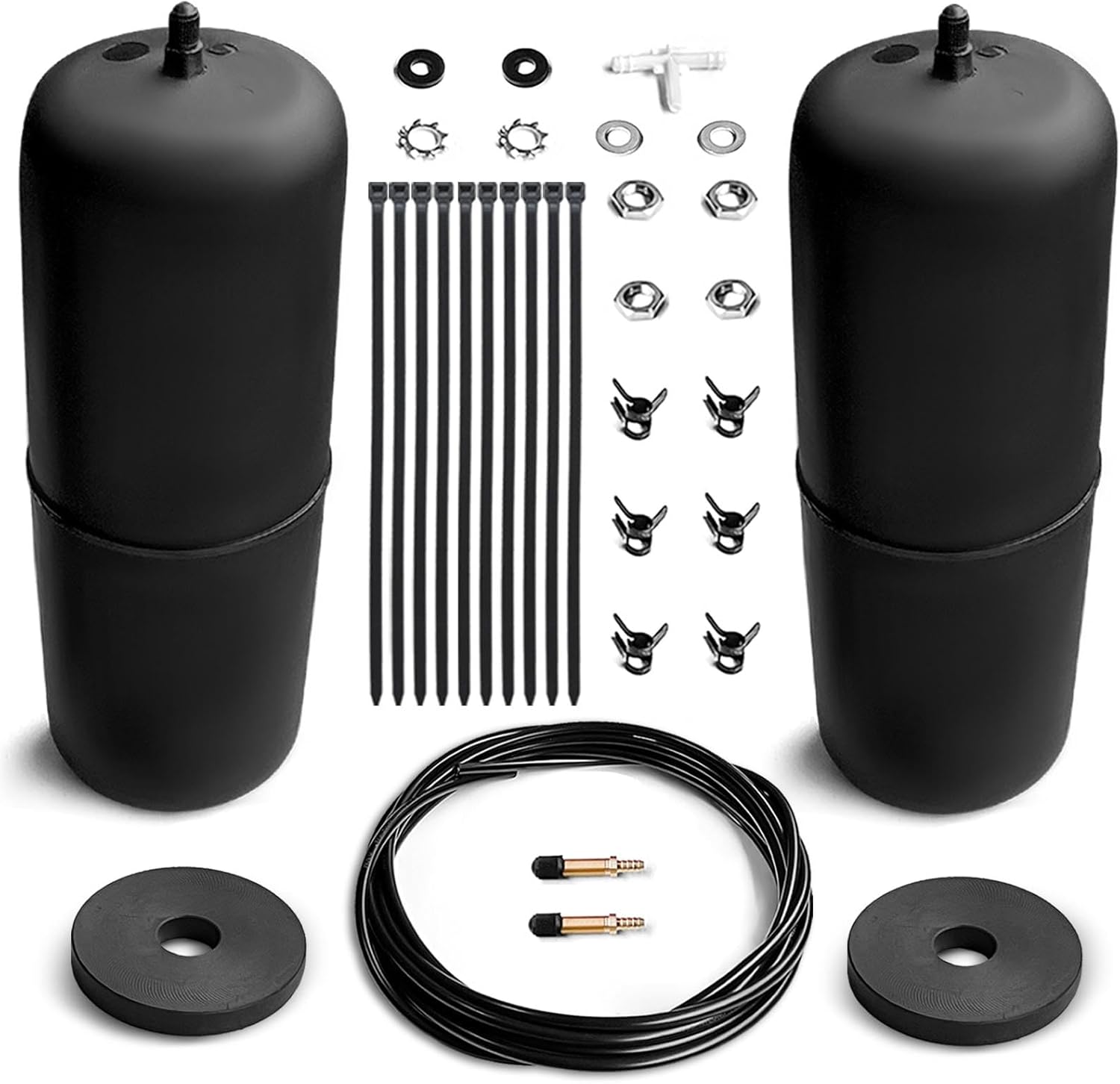 Air Spring Bag Suspension Kit Compatible with 2009-2023 RAM 1500 Pickups, RAM 1500 Classic Pickups OEM Number Replace 60818HD Up to 2,100 lbs of load-leveling capabilities