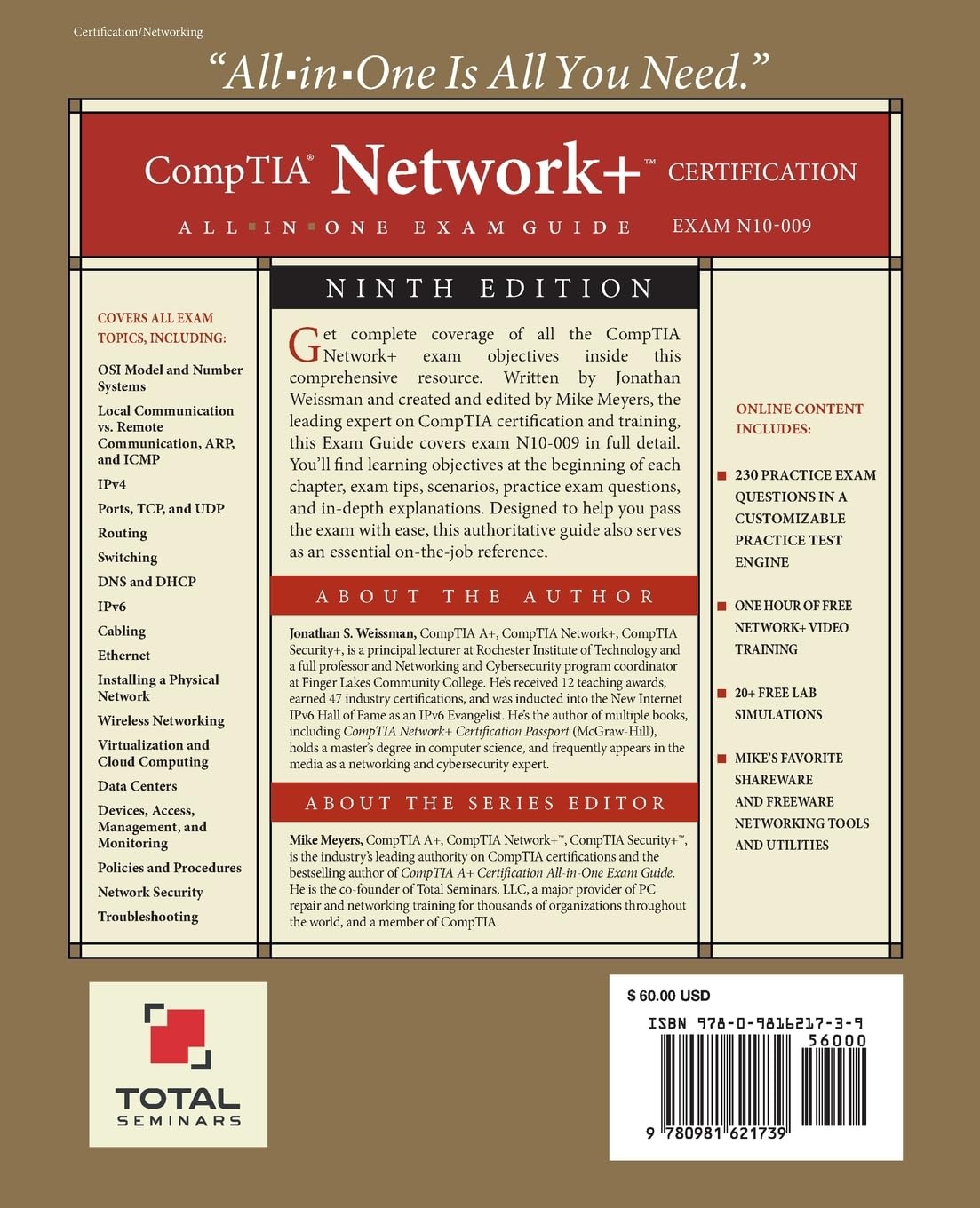 CompTIA Network+ Certification All-in-One Exam Guide, Ninth Edition (Exam N10-009)