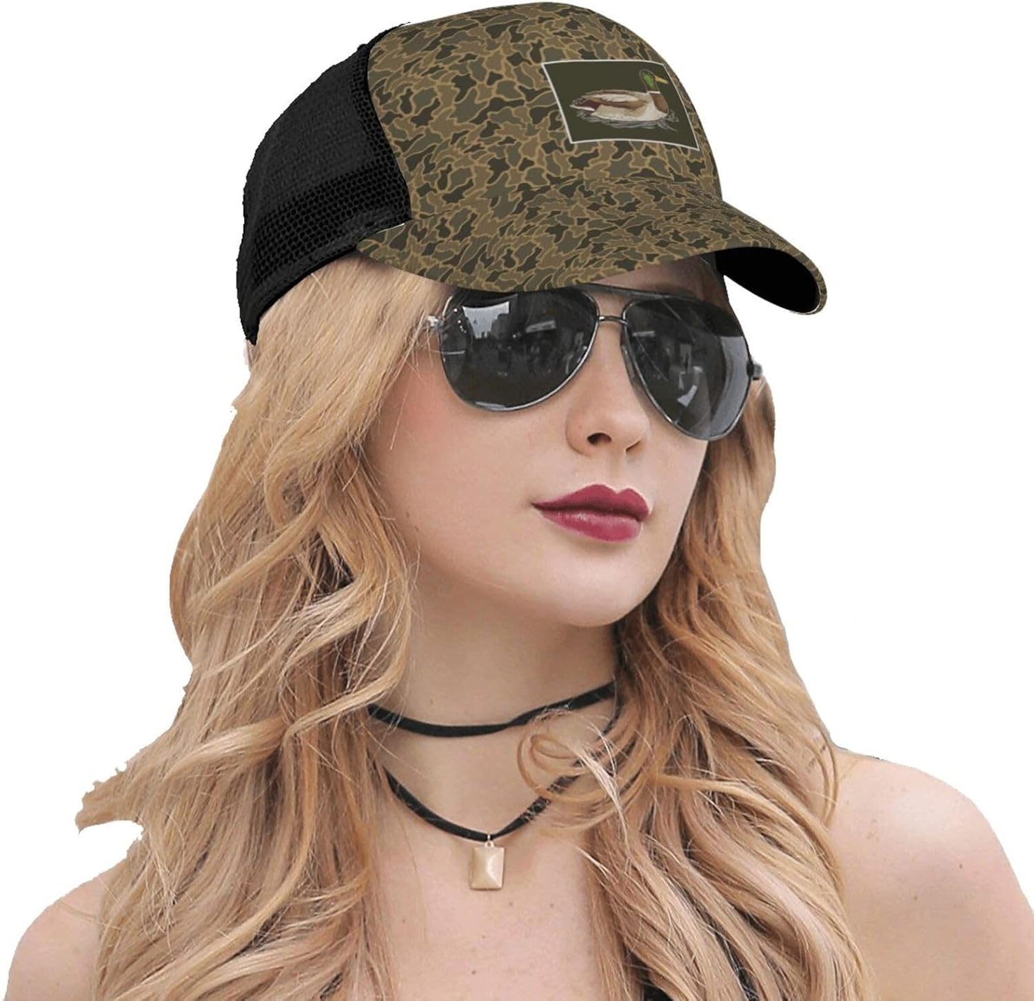 Hunting Hats, Duck Hats for Men, Camo Baseball Cap Women, Bottomland Camo Hat, Hunting Gifts Accessories - Image 5