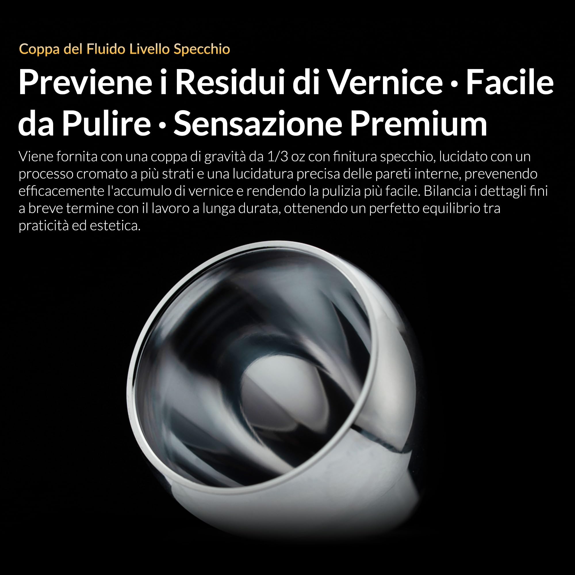 Gaahleri Serie Airbrush Seeker, Alimentazione a gravità a Doppia Azione con ugello a sgancio rapido a 6 canali, Set di Aghi Doppi da 0,3 e 0,5 mm, Tazza da 1/3 oz e Isola Calma ergonomica per Gundam