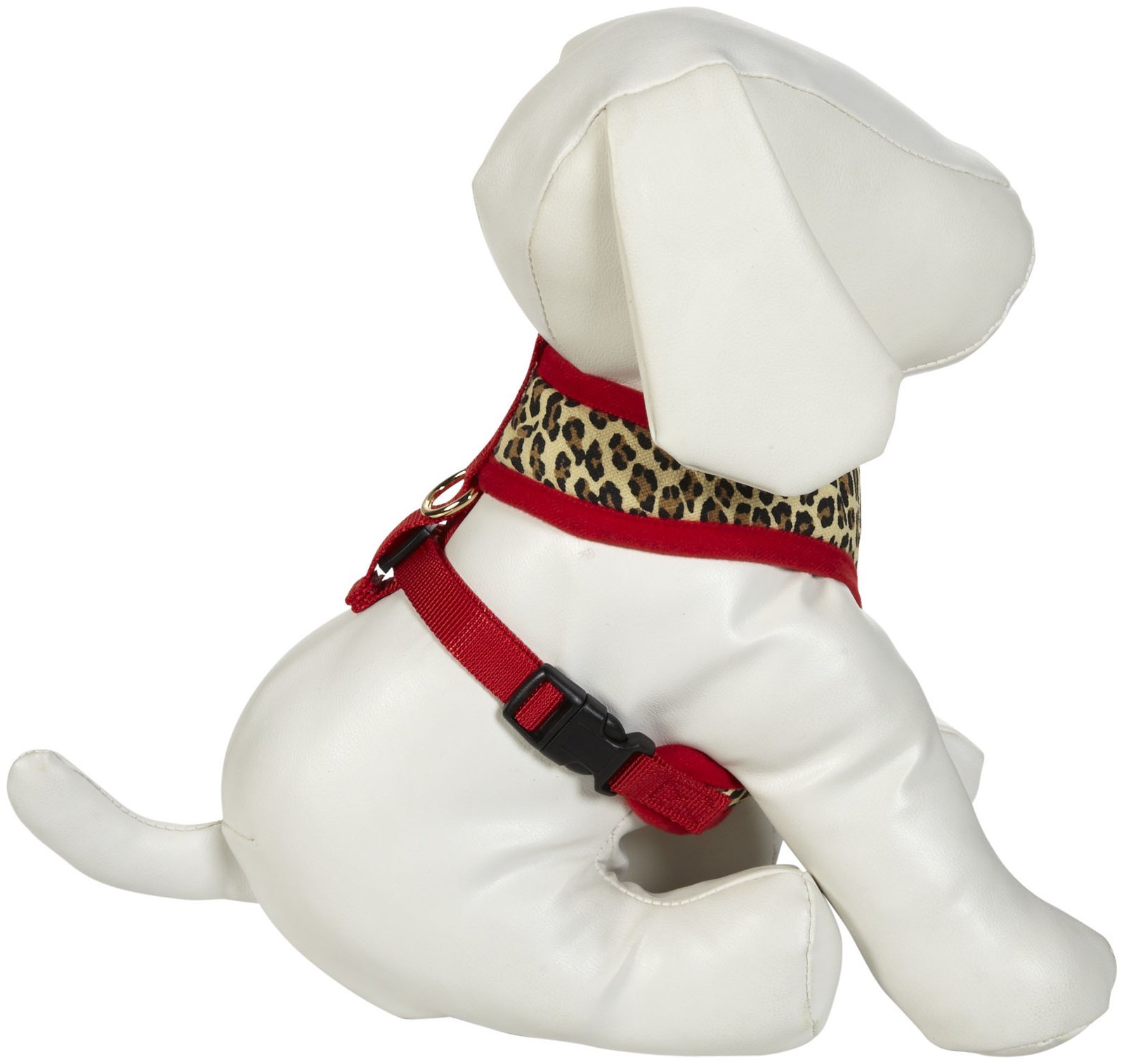 Harnais pour chien rouge XS de la Leopard Collection aux finitions soignées