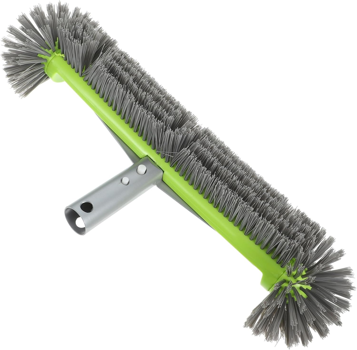 VANZACK 2pcs Heavy Duty Plastic Pool Brush Replacement for Inground and Above Ground Pools Strong Bristles for Cleaning of Tiles Walls Floors and Steps