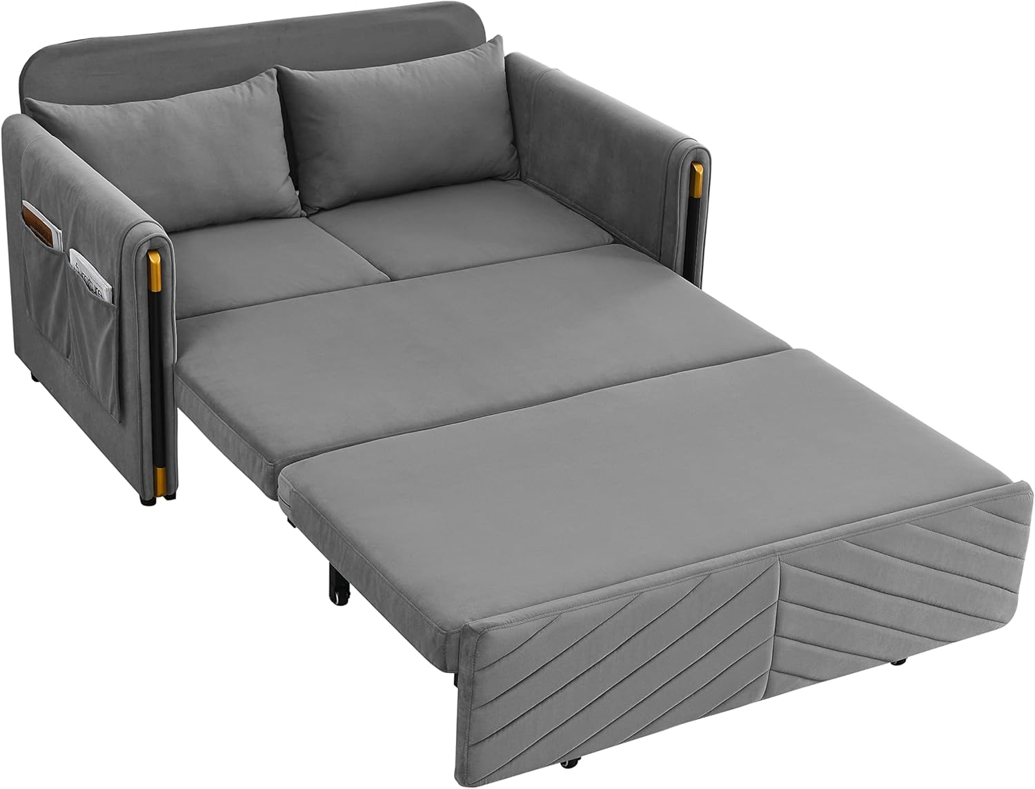 54" Pull Out Couch for Living Room, Convertible Sofa Bed