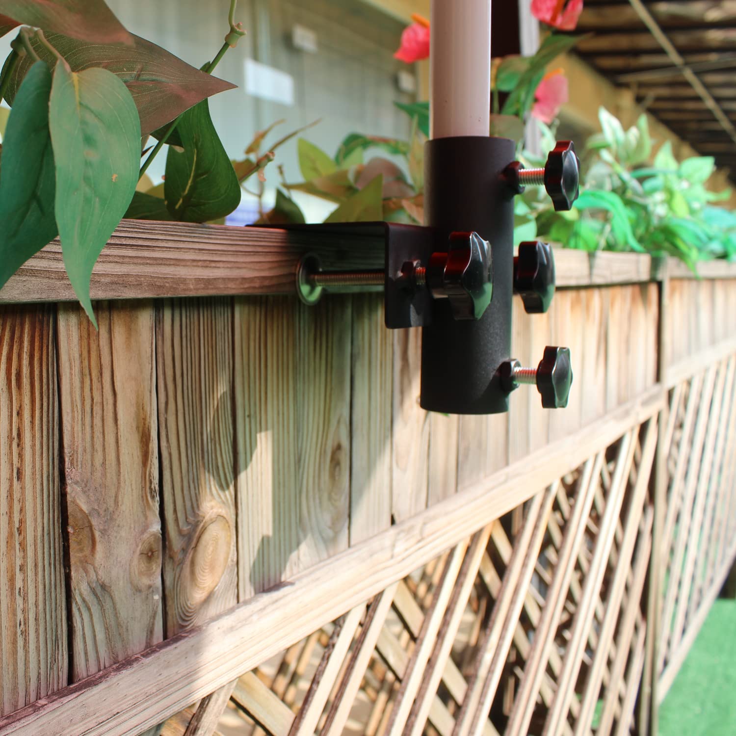 Sun Wave Balkon parasol klem zwart