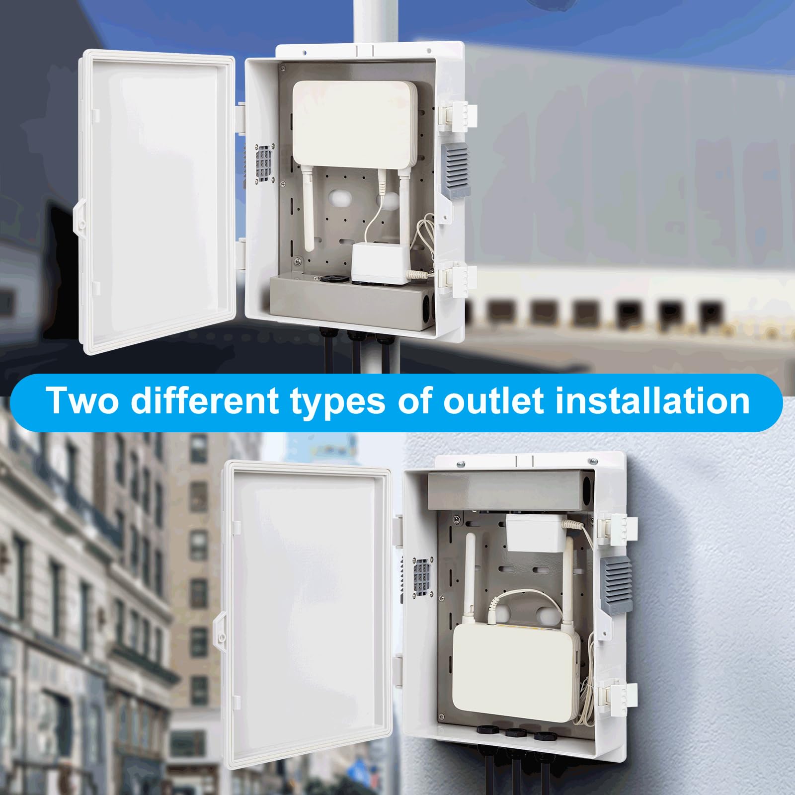Namunanee ABS Outdoor Electrical Box (F10) - Weatherproof & Durable Housing For Outdoor Wiring & Connections - View #8