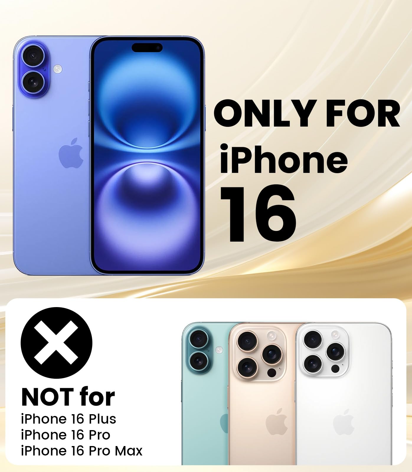 DEVASO Cover per iPhone 16 Custodia Trasparente con Porta Carte，Portafoglio Custodia Protettiva in Silicone Sottile Morbido TPU Anti-Graffio Tasche Case per 2 Carte