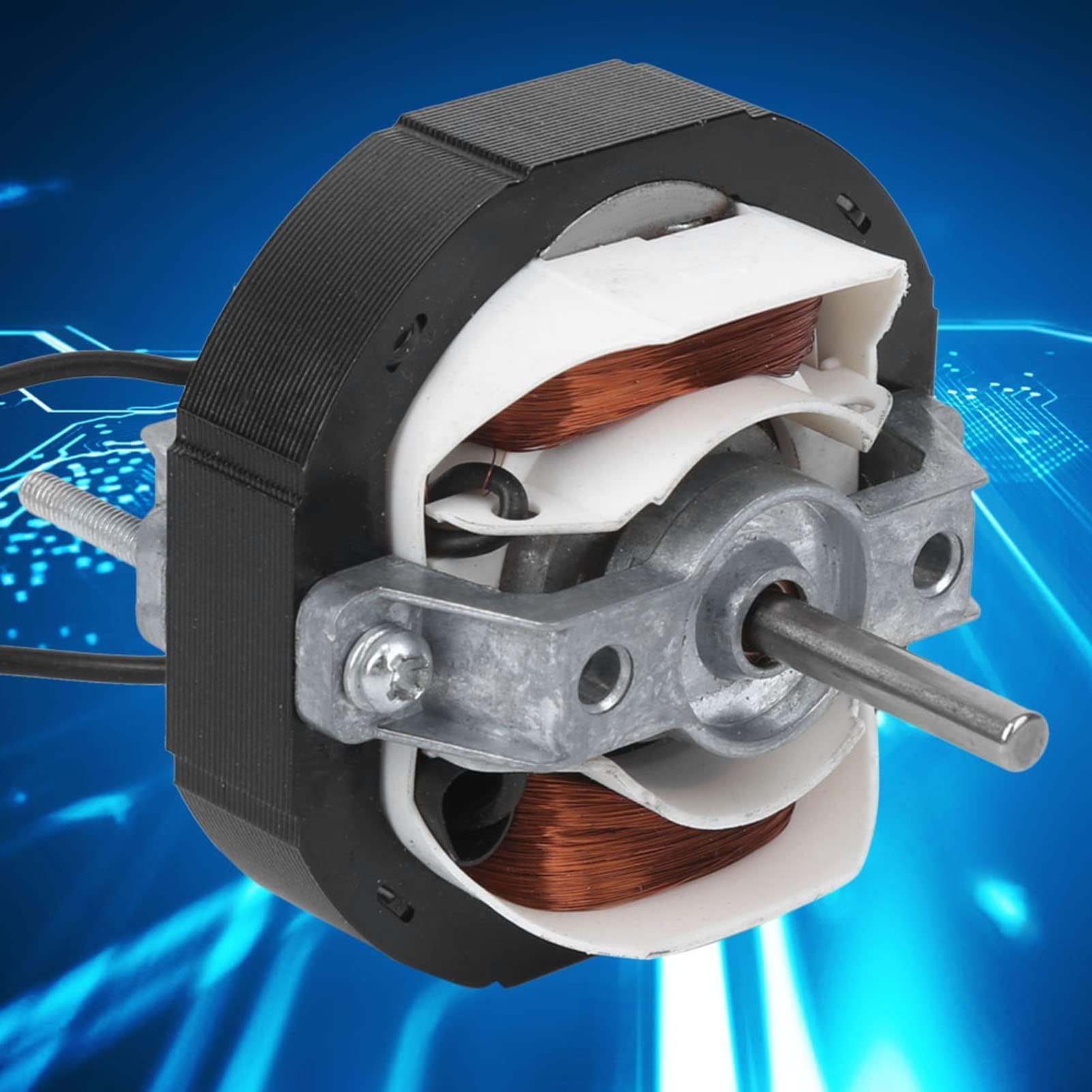 Moteur à Courant Alternatif à Arbre Long, Moteur De Ventilateur De Four, Moteur Rotatif, Moteur électrique Durable Pour Accessoires De Chauffage Et De Nettoyage D'air YJ5812 2400 Tr/min 220 V Moteur à