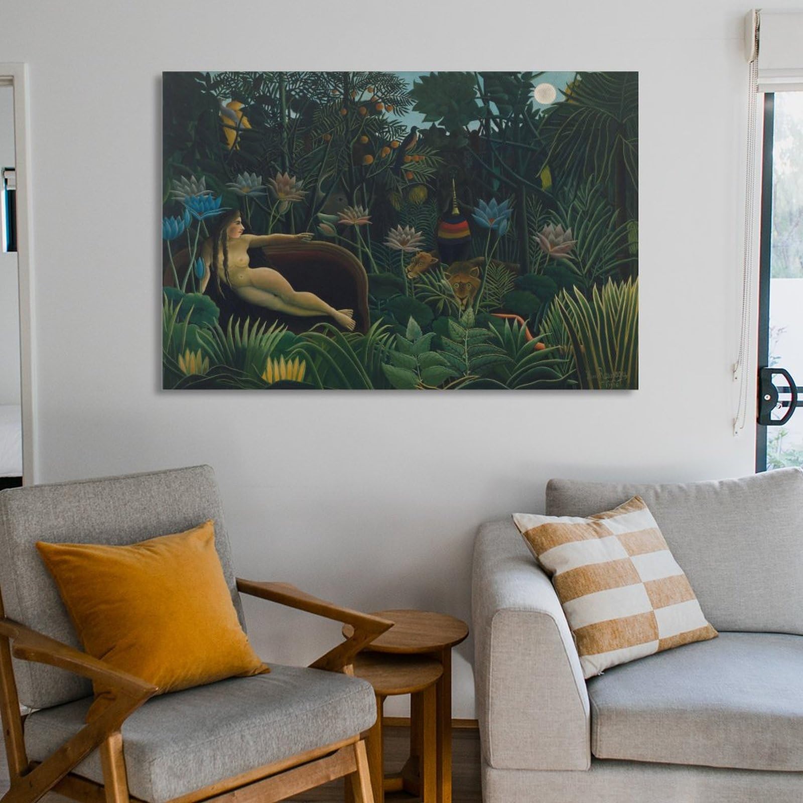 Amazon.co.jp: Henri Rousseauアンリ・ルソーポスター《夢》キャンバス